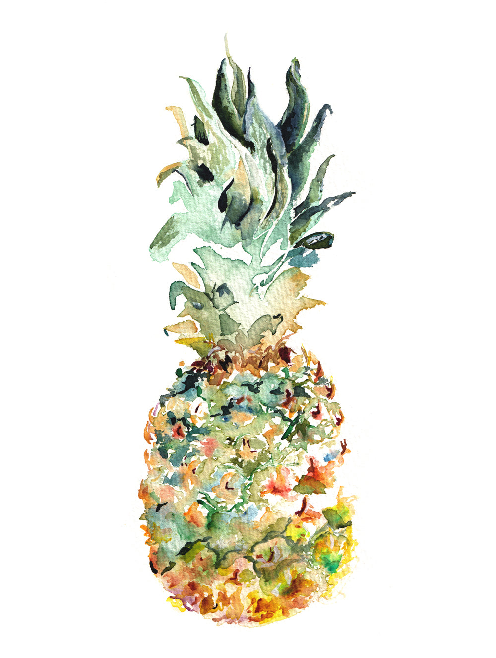 Pineapple in White
