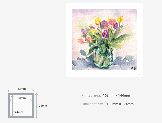 Tulips in Glass