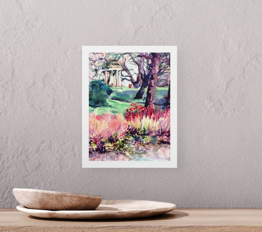 Winter in Temple of Aeolus - Kew Gardens