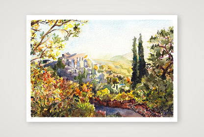 Gordes, Provence — A4 (30×21cm, 12×8") Print only