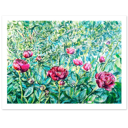 Peonies in the Garden, I