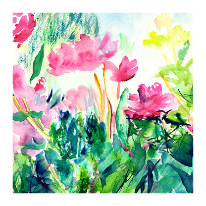 Peonies Flower Bed VI