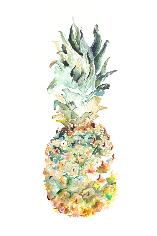 Pineapple in White Background