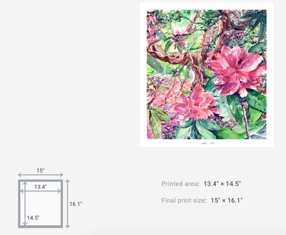 Rhododendron Nº5, Off the Path (Limited Edition)