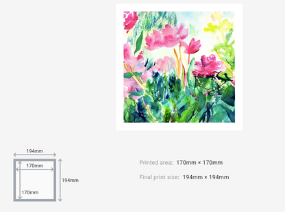 Peonies Flower Bed VI