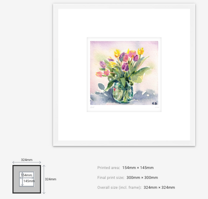 Tulips in Glass
