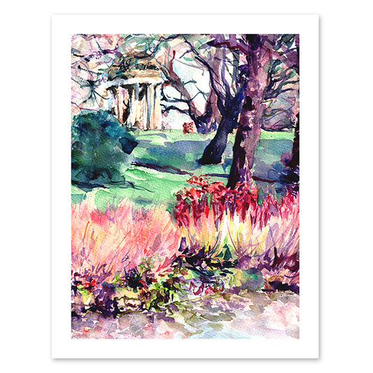 Winter in Temple of Aeolus - Kew Gardens