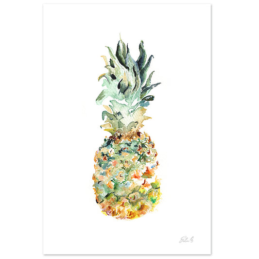 Pineapple in White