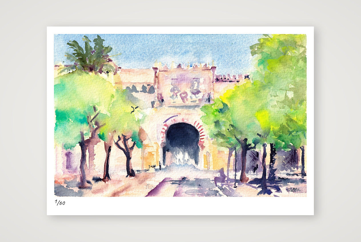 Cordoba Mosque-Cathedral  — A4 (30×21cm, 12×8") Print only