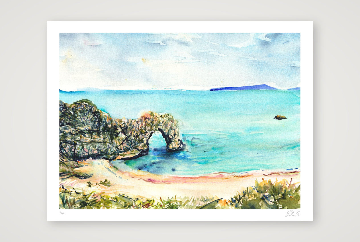 Durdle Door, Nº2 — 32×24cm, 12×9" Print only