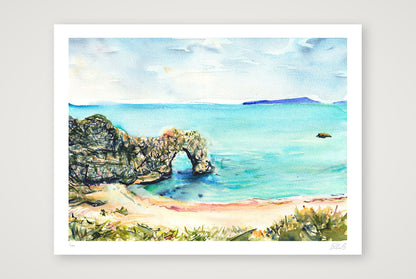 Durdle Door, Nº2 — 32×24cm, 12×9" Print only