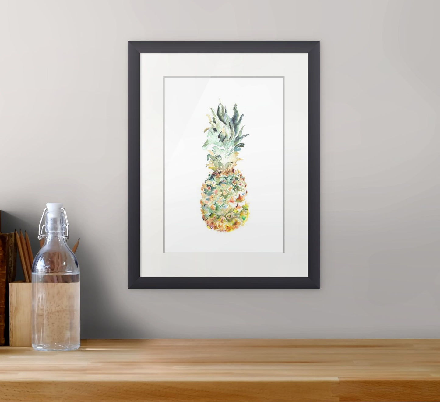 Pineapple in White Background