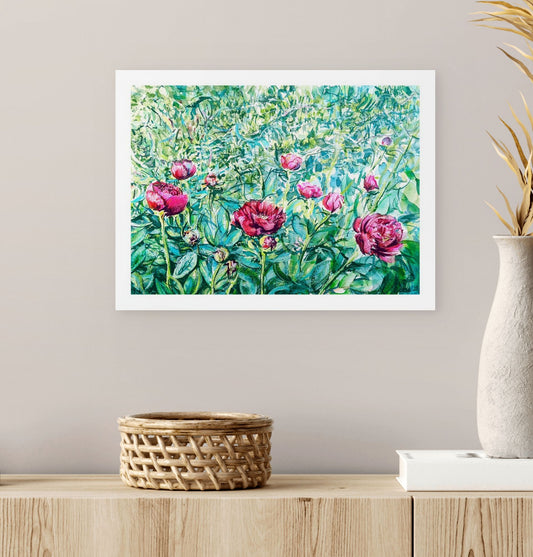 Peonies in the Garden, I