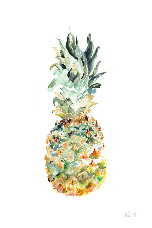 Pineapple in White