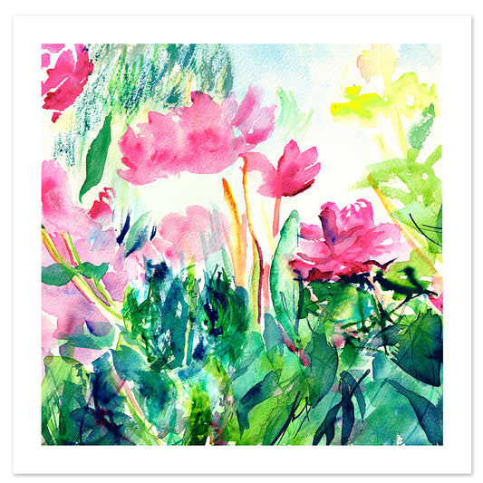 Peonies Flower Bed VI